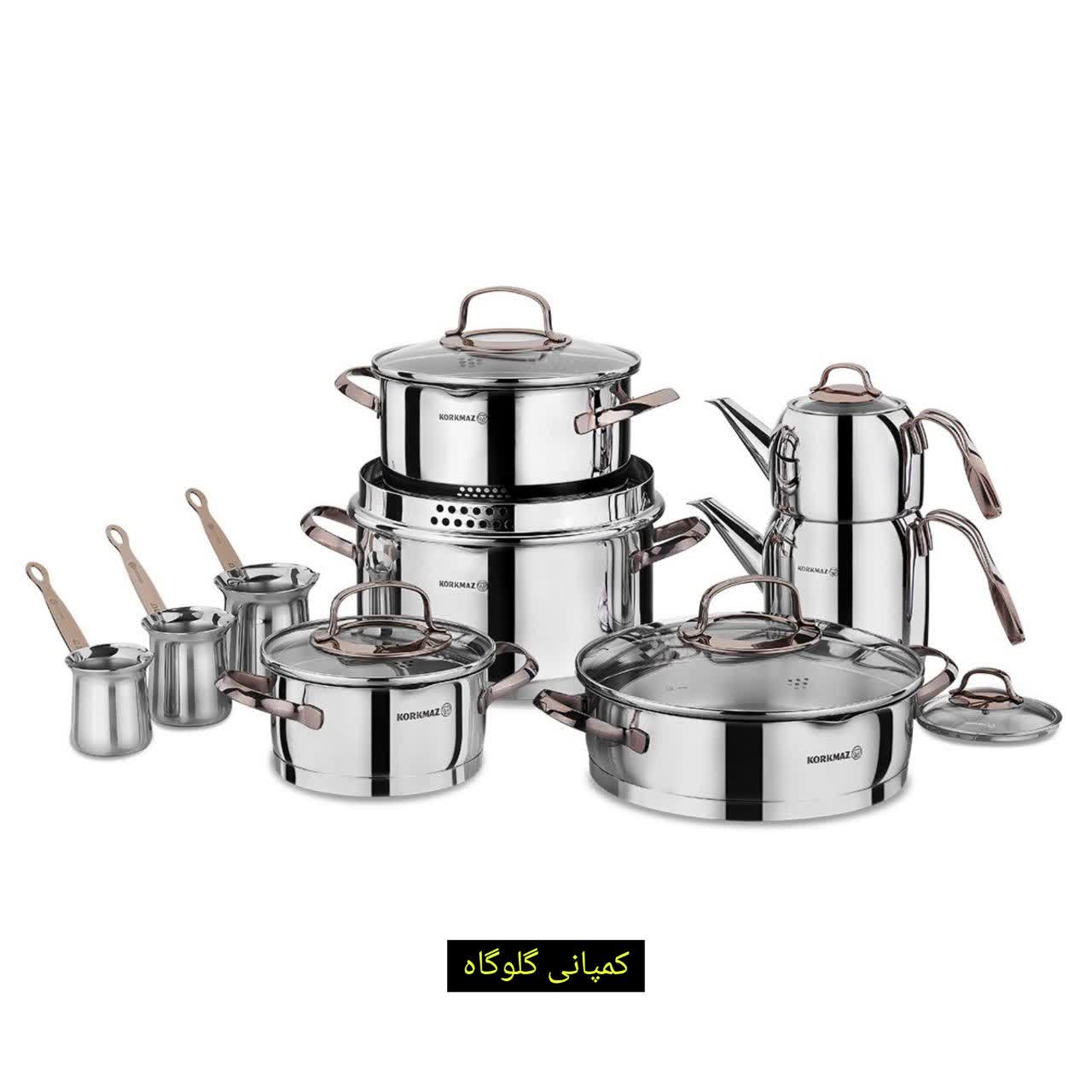 سرویس قابلمه طلایی کرکماز مدل روزانا ROSANNA A 1703